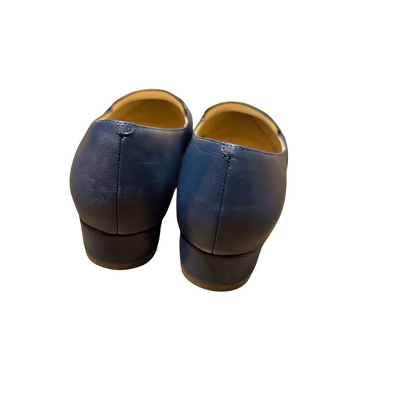 Cole Haan Camila Skimmer Flat in Marine Blue Leather Women sz 5.5 Closed toe - Picture 9 of 10